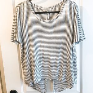 Express One Eleven Open Back Shirt